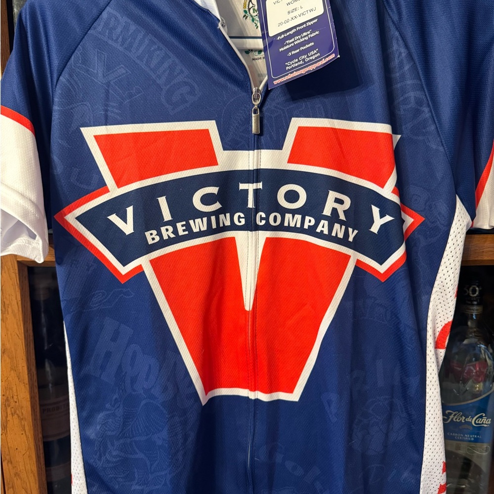 Victory Brewing Company Cycling Jersey-women’s Large